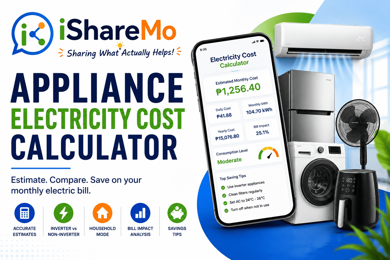 Appliance Electricity Cost Calculator