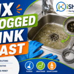 how to fix a clogged sink