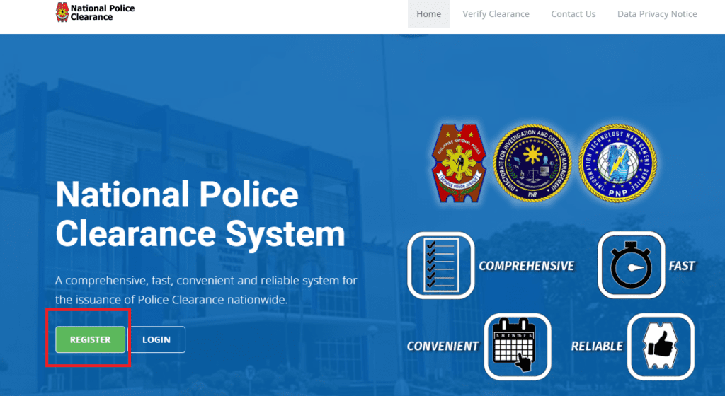 how to get a police clearance online