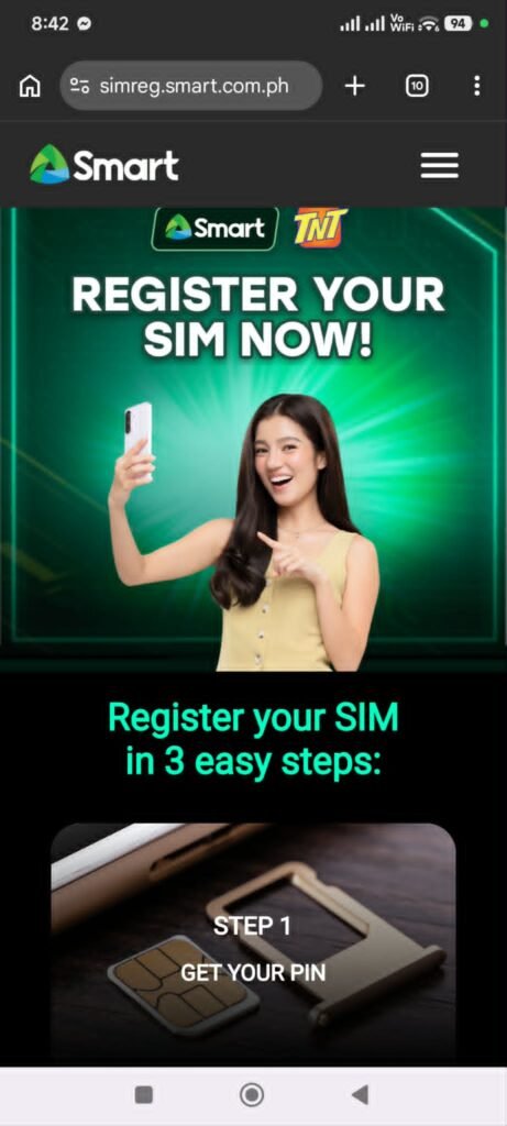 smart sim registration philippines