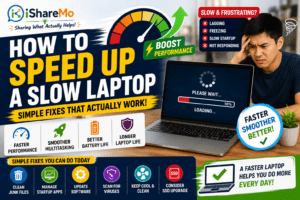how to speed up a slow laptop