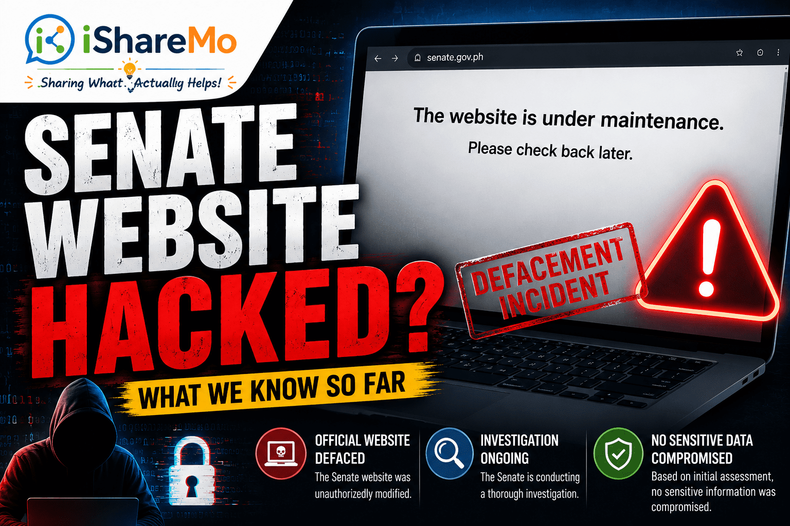 senate website philippines hacked